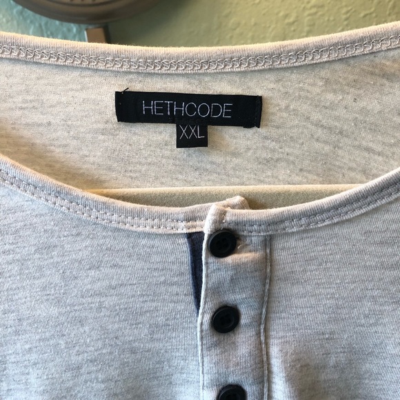 Men’s Henley Shirt - Picture 4 of 4